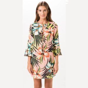 Salinas Multicolor‎ Tropical Tunic Dress - SZ L